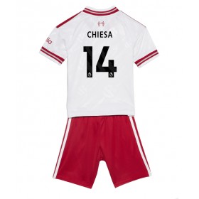 Liverpool Federico Chiesa #14 Borte skjorte til barn 2026-27 Kortermet (+ korte bukser)